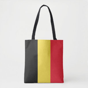 Patriotische belgische Flagge Tragetasche Tasche