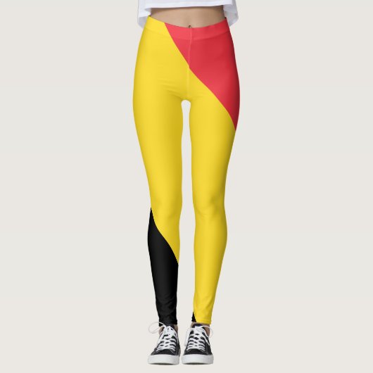 Patriotische belgische Leggings (Vorderseite)