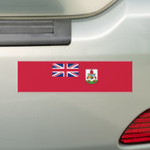 Patriotische Bermuda-Flagge Autoaufkleber (Auf Auto)
