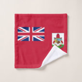 Patriotische Bermuda-Flagge Badhandtuch Set (Waschlappen)