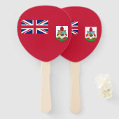 Patriotische Bermuda-Flagge Fächer (Vorne und Hinten)