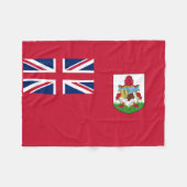 Patriotische Bermuda-Flagge Fleecedecke (Vorderseite (Horizontal))