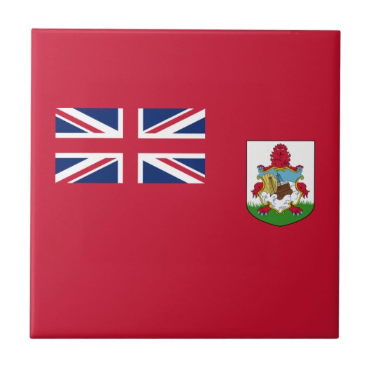 Patriotische Bermuda-Flagge Fliese (Vorderseite)