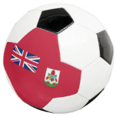 Patriotische Bermuda-Flagge Fußball (Dreiviertel)