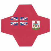 Patriotische Bermuda-Flagge Fußball (Flach)