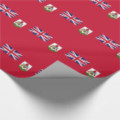 Patriotische Bermuda-Flagge Geschenkpapier (Ecke)