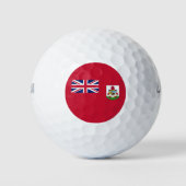 Patriotische Bermuda-Flagge Golfball (Vorderseite)