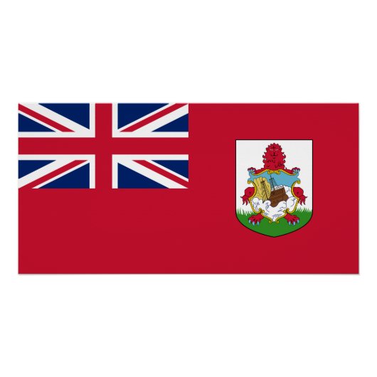 Patriotische Bermuda-Flagge Poster (Vorderseite)
