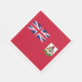Patriotische Bermuda-Flagge Serviette (Ecke)