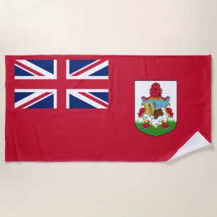 Patriotische Bermuda-Flagge Strandtuch