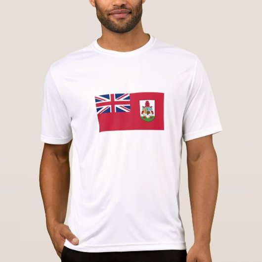 Patriotische Bermuda-Flagge T-Shirt (Vorderseite)