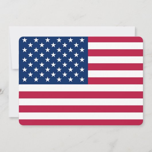 Patriotische, besondere Einladungen mit der Flagge (Vorderseite)