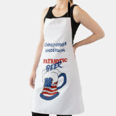 Patriotische Biergewohnheit Schürze (InSitu)