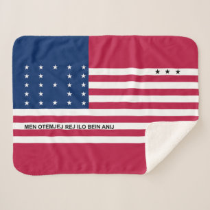 Patriotische Bikini-Atoll-Flagge Sherpadecke