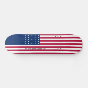 Patriotische Bikini-Atoll-Flagge Skateboard
