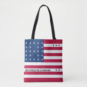 Patriotische Bikini-Atoll-Flaggen-Tragetasche Tasche