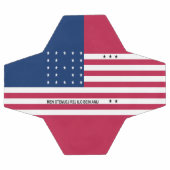 Patriotische Bikini-Atollflagge Fußball (Flach)