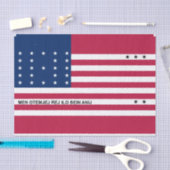 Patriotische Bikini-Atollflagge Seidenpapier (Handwerk)