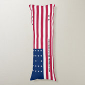 Patriotische Bikini-Atollflagge Seitenschläferkissen (Vorderseite Vertikal)