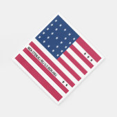 Patriotische Bikini-Atollflagge Serviette (Ecke)