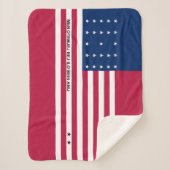 Patriotische Bikini-Atollflagge Sherpadecke (Vorderseite)