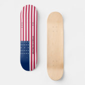 Patriotische Bikini-Atollflagge Skateboard (Vorderseite)