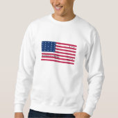 Patriotische Bikini-Atollflagge Sweatshirt (Vorderseite)
