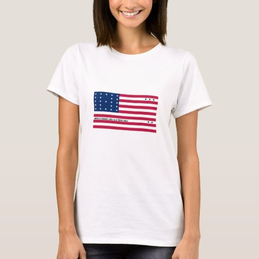 Patriotische Bikini-Atollflagge T-Shirt (Vorderseite)