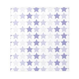 Patriotische blaue Ombre-Sterne Notizblock