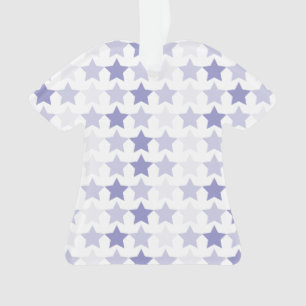 Patriotische blaue Ombre-Sterne Ornament