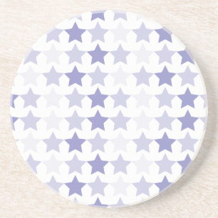 Patriotische blaue Ombre-Sterne Untersetzer