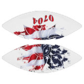 Patriotische Blume 4. Juli Football (Paneele)