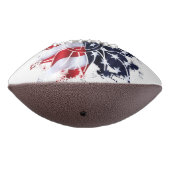 Patriotische Blume 4. Juli Football (Gedreht 270)