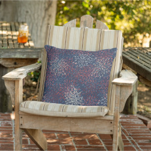 Patriotische Blume Kissen