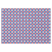 Patriotische Blume Power Tischdecke (Vorderseite (Horizontal))