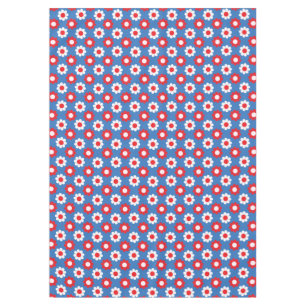 Patriotische Blumenkraft Tischdecke