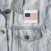 Patriotische BMX Biker American Flag Button (Beispiel)