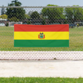 Patriotische Bolivienflagge Banner (Insitu)