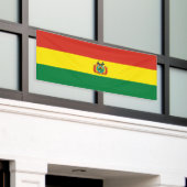 Patriotische Bolivienflagge Banner (Äußeres Gebäude)