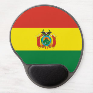 Patriotische Bolivienflagge Gel Mousepad