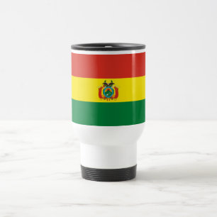 Patriotische Bolivienflagge Reisebecher