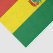 Patriotische Bolivienflagge Seidenpapier (Ausschnitt)