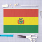Patriotische Bolivienflagge Seidenpapier (Handwerk)