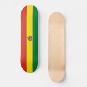Patriotische Bolivienflagge Skateboard (Vorderseite)