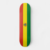 Patriotische Bolivienflagge Skateboard (Vorderseite)