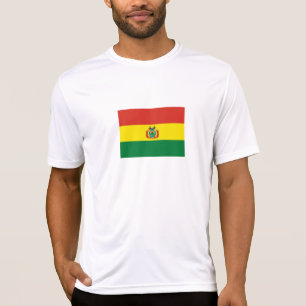 Patriotische Bolivienflagge T-Shirt