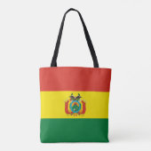 Patriotische Bolivienflagge Tasche (Rückseite)
