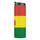 Patriotische Bolivienflagge Thermosbecher (Nach rechts gedreht)