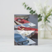 Patriotische Boote Postkarte (Stehend Vorderseite)