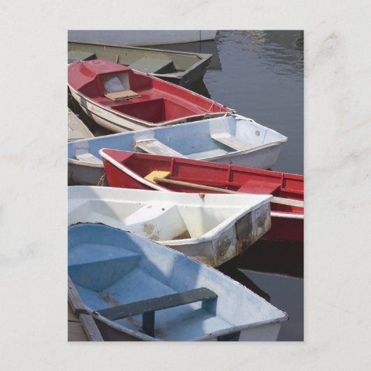 Patriotische Boote Postkarte (Vorderseite)